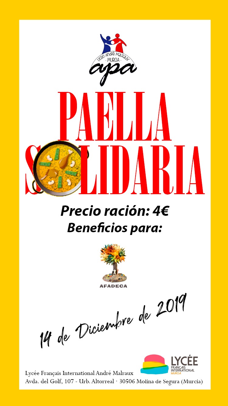 Cartel Paella 2019 12 09